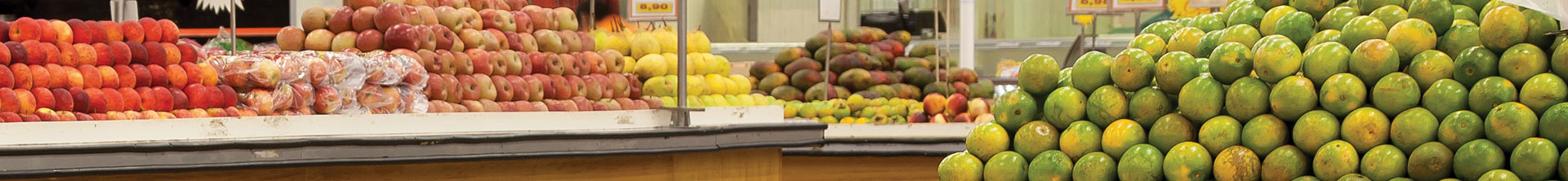 Fruta num supermercado