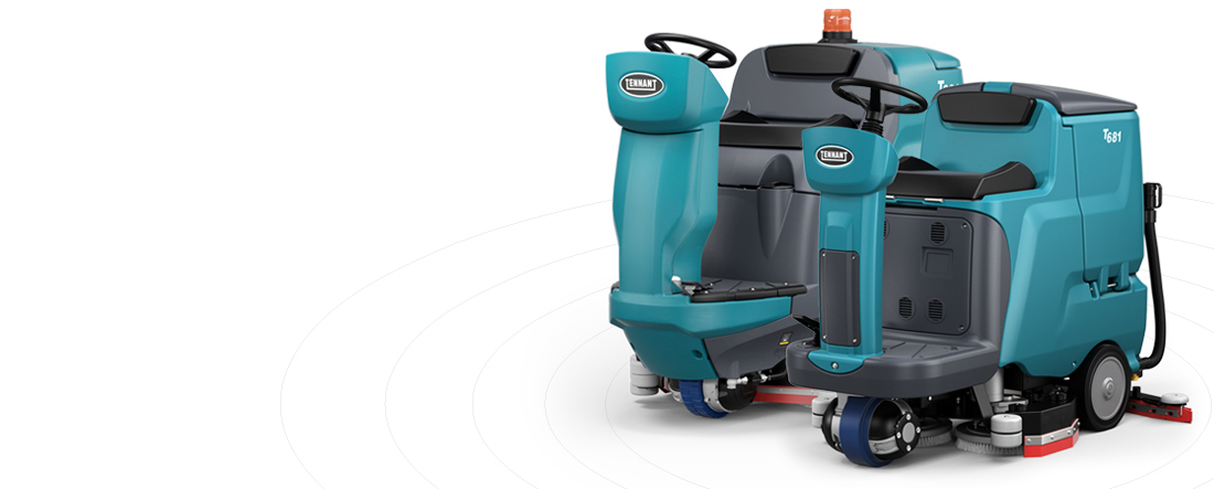 T681 / T981 Ride-On Scrubbers