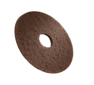 222327 14" (36cm)  3M Brown Stripping Pad 5PC alt 